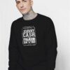 Johnny Cash at Folsom Prison Sweatshirt