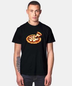 Pixelated Pizza Slice T Shirt