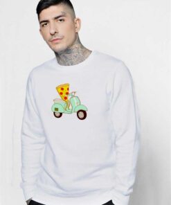 Pizza Delivery Scooter Sweatshirt