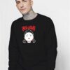 Red Light Doll Head Metal Sweatshirt