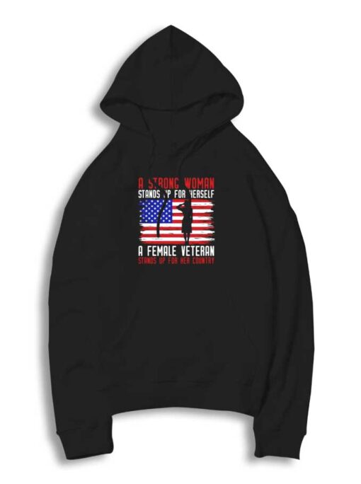 A Strong Women Veteran Day Hoodie