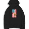 American Deer Hunter Flag Hoodie