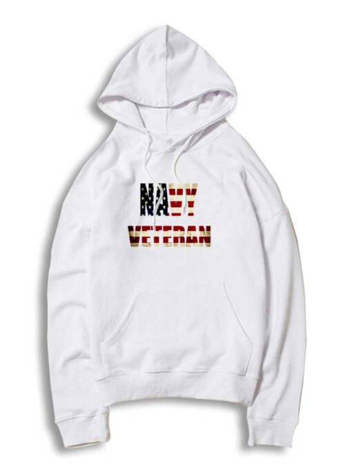 American Navy Veteran Flag Hoodie