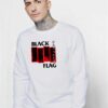 Black Flag Damaged Glass Sweatshirt