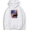 Deer Hunter Vintage America Flag Hoodie