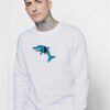 Machine Gun Dolphin Weapon Sweatshirt