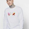 Majin Buu And Goku Dragon Food Sweatshirt