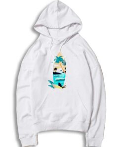 Make Waves Surfing Board Dolphin Hoodie