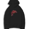Red Plaid Dolphin Santa Hoodie