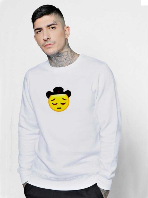 Sad Cowboy Emoji Lil Nas X Sweatshirt