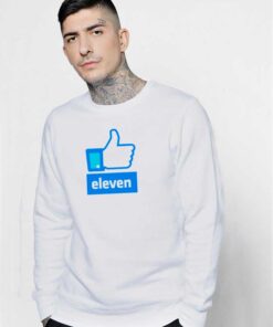 Stranger Things Eleven Kid Facebook Like Sweatshirt