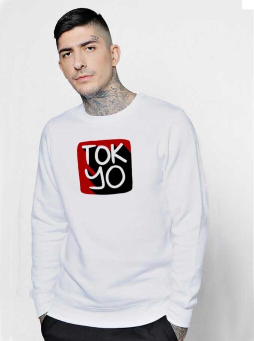 Tokyo City Typography Sweatshirt