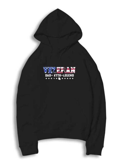 Veteran Day Dad Myth Legend Hoodie