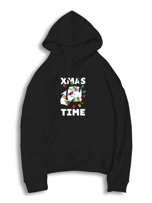 Covid Xmas Toilet Paper Time Hoodie