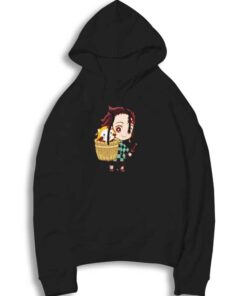 Demon Slayer Tanjiro Chibi Cat Hoodie