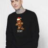 Oh Snap Gingerbread Broken Leg Sweatshirt