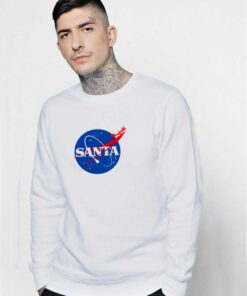 Santa Christmas NASA Logo Sweatshirt