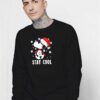Snoopy Stay Cool Christmas Sweatshirt