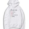 Student Things To Do List Hoodie