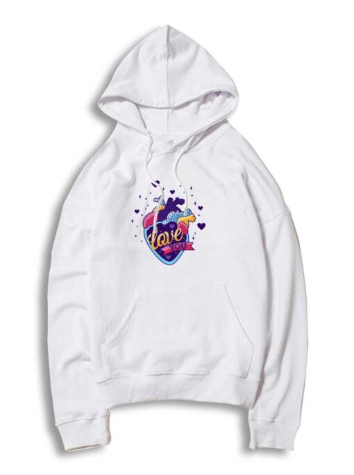 Colorful Heart I Love You Hoodie
