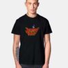 Looney Tunes Jersey Devil Logo T Shirt
