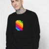 Rainbow Classic Apple Logo Sweatshirt