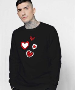 Valentine Hearts Candy Sweatshirt