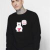 Valentine I Love You Beary Much Sweatshirt