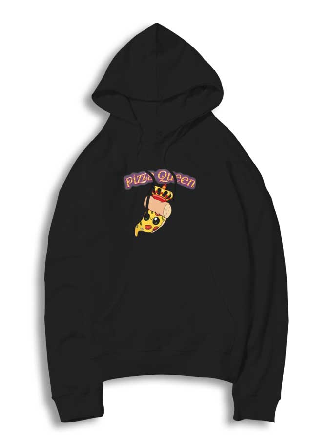 Big Eyed Pizza Queen Crown Hoodie