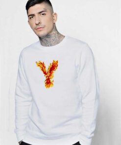 Fire Phoenix Flying Sweatshirt