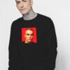 Henry Rollins Red Bald Sweatshirt