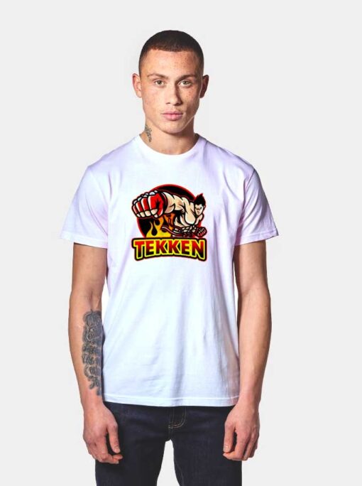 Kazuya Tekken Fire Logo T Shirt