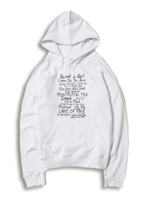 Nirvana Unplugged About Girl Hoodie