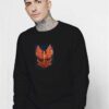 Phoenix Rising Vintage Motive Sweatshirt