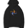 Phoenix Red And Blue Crossfire Hoodie
