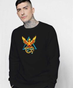 Phoenix The Fire Bird Feather Sweatshirt