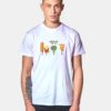 Pizza And Fast Foods Party T Shirt