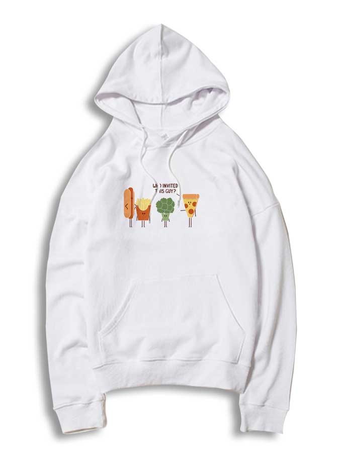 Pizza And Fast Foods Party Hoodie