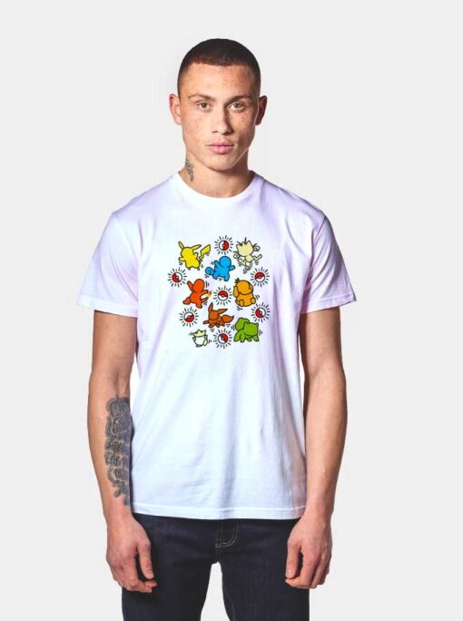 Poke Pop Cute Silhouette Pokemon T Shirt