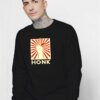 Retro Goose Honk Grunge Style Sweatshirt