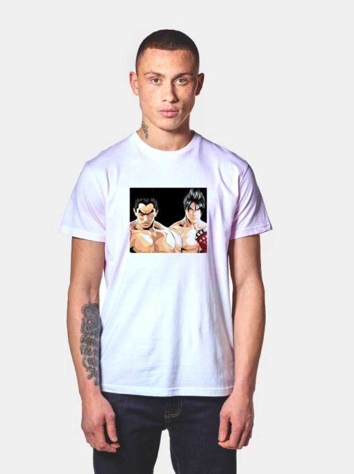 Tekken Kazuya vs Jin Kazama T Shirt