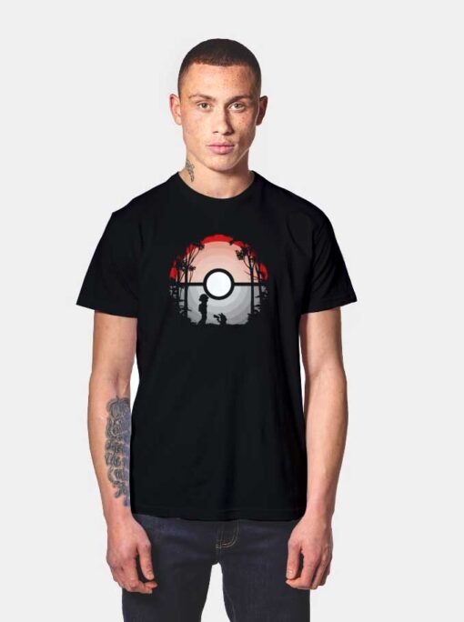 Training Hike Pokeball Forest T Shirt