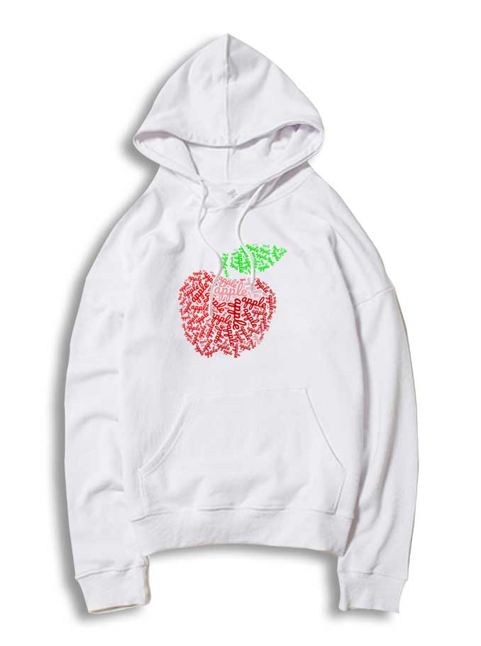 Apple Quote Typography Hoodie