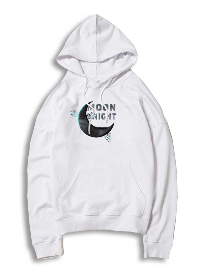 Crescent Moon Knight Flower Hoodie