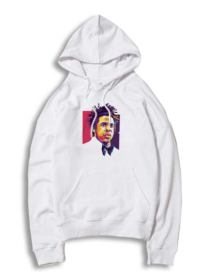 Jay Z Curly Hair WPAP Hoodie
