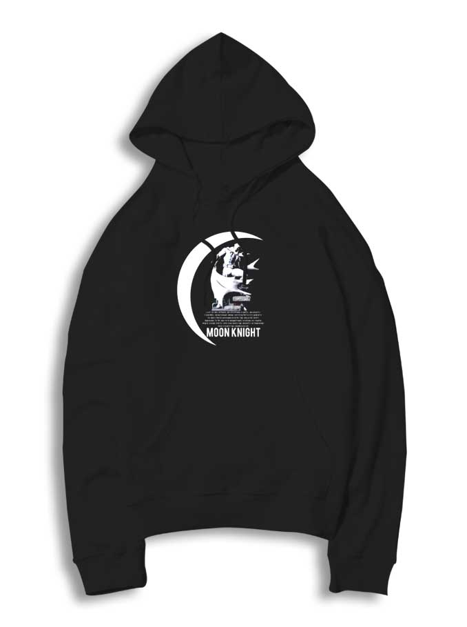 Moon Knight Hero Statue Hoodie