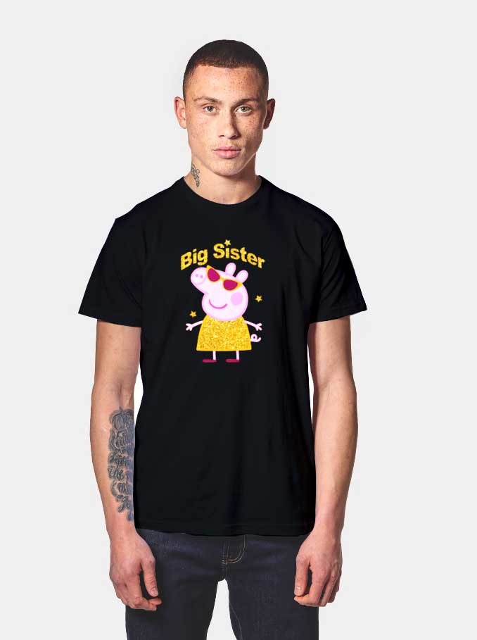 Peppa Pig Flashy Big Sister T Shirt