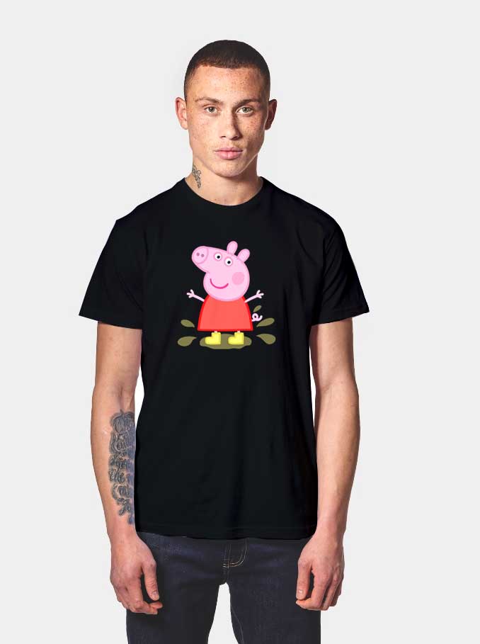 Peppa Pig Playing Mud T Shirt