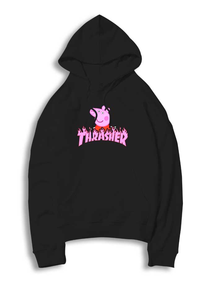 Pink Peppa Pig Thrasher Hoodie