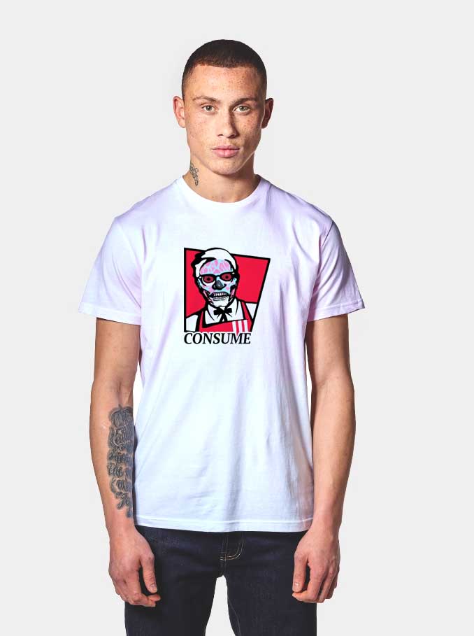 They Live KFC Consume Zombie T Shirt